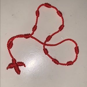 Red Rosary Bracelet